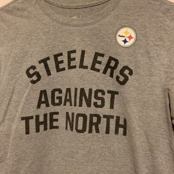 Pittsburgh Steelers Against The North Size M The Nike Tee Athletic Cut T-Shirt - Picture 2 of 5